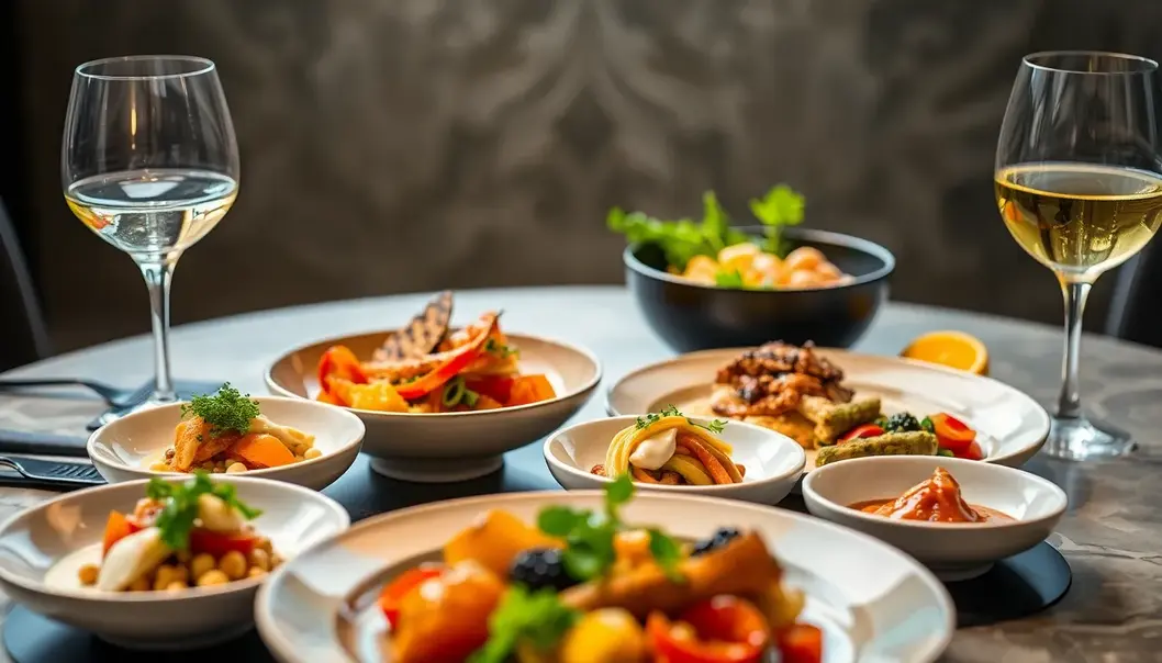 Luxurious kitchen adorned with jars of vibrant fermented delicacies.